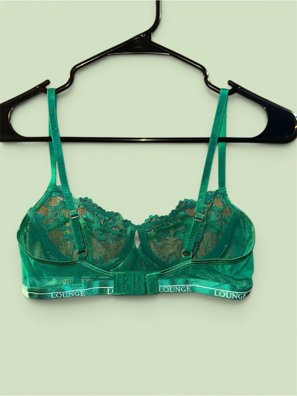 Lounge Emerald Green Lacey Lingerie